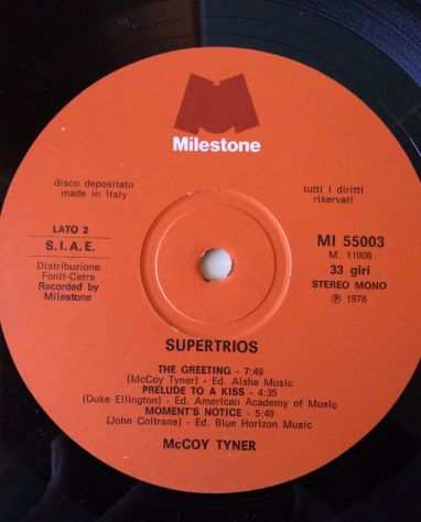 Mc Coy Tyner SUPERTRIOS Milestone - 1978