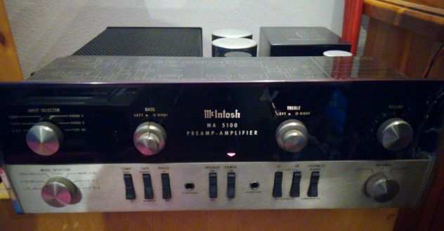 Mcintosh MA 5100 Pre -amplifaire funzionante