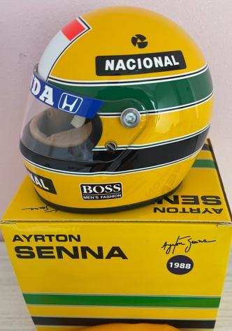 McLaren - Formula Uno - Ayrton Senna - 1988 - 12 Scale helmet