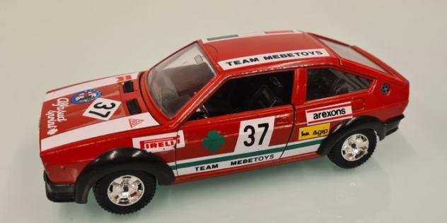 Mebetoys 125 - Modellino di auto sportiva -Alfa Romeo Alfasud Sprint Rally Team Ndeg 37 - made in Italy