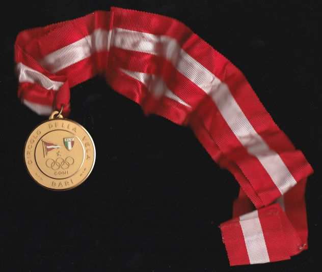 Medaglia Circolo della vela Bari-COPPA ALFREDO TRIZIO 5-6 LUGLIO 1975