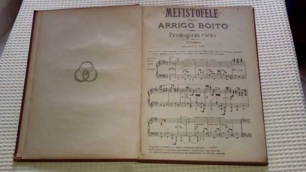 Mefistofele di Arrigo Boito Spartito musicale del 1900