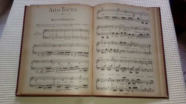 Mefistofele di Arrigo Boito Spartito musicale del 1900