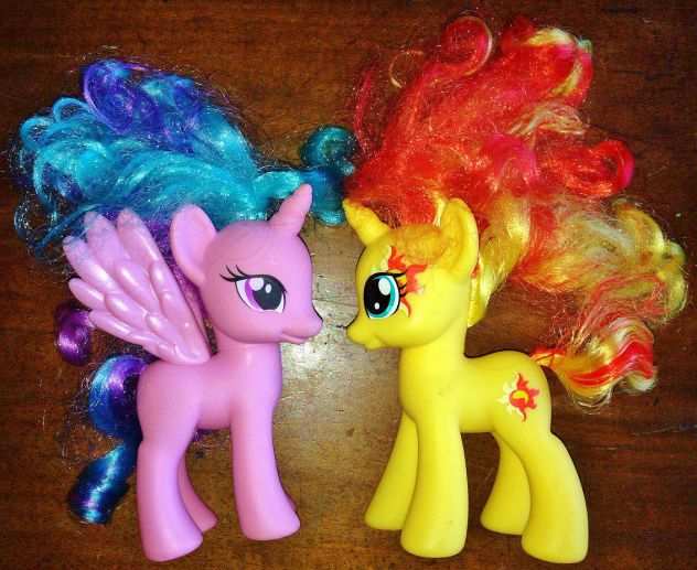 mega lotto my little pony hasbro G4 collezione pinkie pie rainbow dash