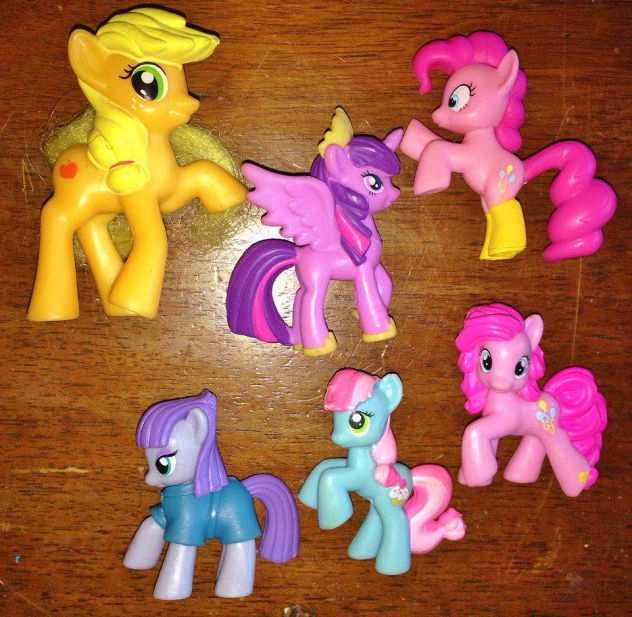 mega lotto my little pony hasbro G4 collezione pinkie pie rainbow dash