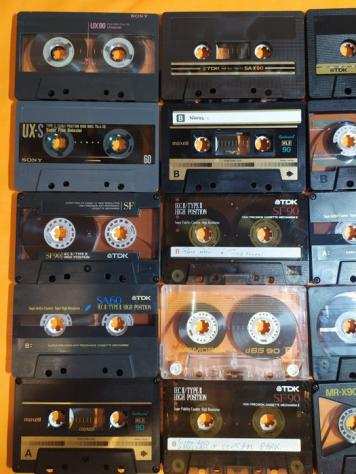 Memorex - Thats - Maxell - Raks - TDK - Fxi - Fuji - Basf - Sony - Scotch - Agfa - Musicassetta vuota - Modelli vari