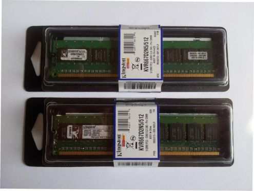Memoria DDR2-667 512MB PC2 5300 CL5 240-Pin DIMM KVR667D2N5 512