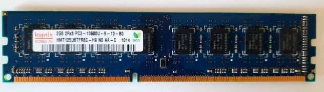 MEMORIA DIMM HYNIX HMT125U6TFR8C-H9 2GB DDR3 PC3 10600U