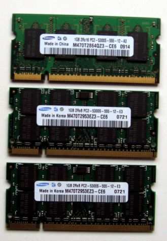 Memoria RAM 1 GB SODIMM