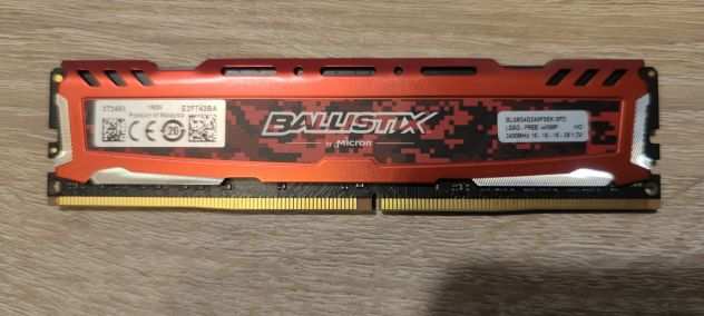 Memoria RAM Ballistix Sport 8GB DDR4