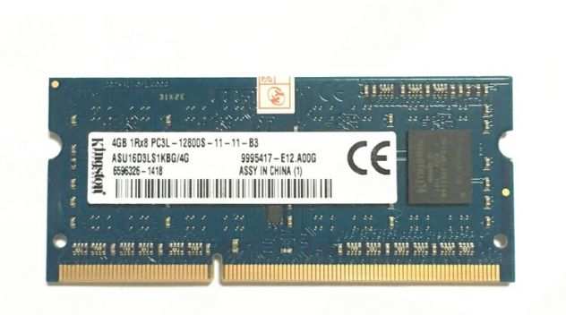 Memoria Ram DDR3L 8GB - PC12800S - 30 Euro Trattabili