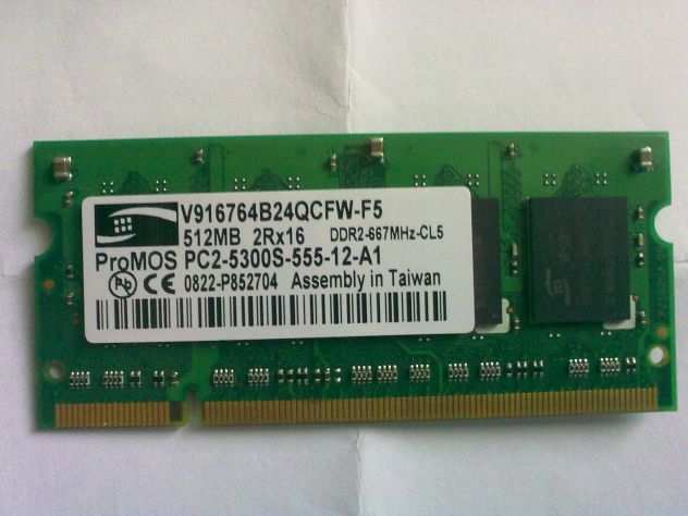 Memoria RAM DDR400 e DDR2