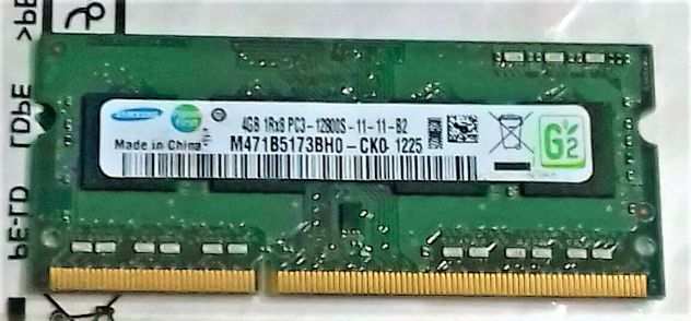 Memoria Ram Samsung- 4 GB DDR3 per Notebook-