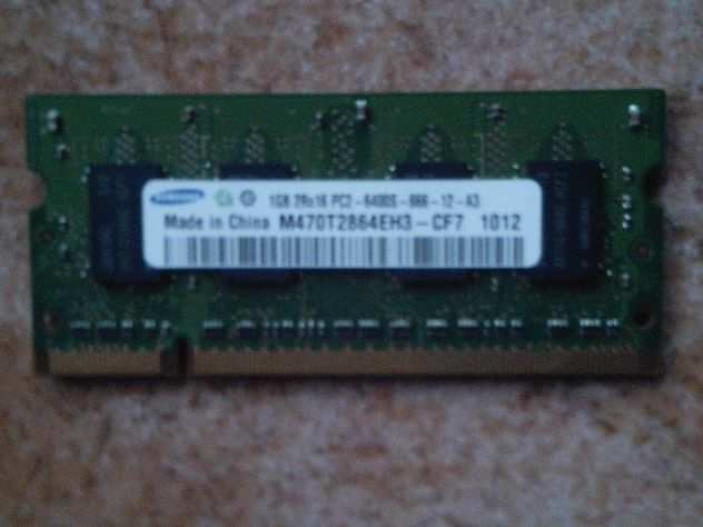 Memoria RAM Samsung SODIMM DDR2 1GB PC2-6400