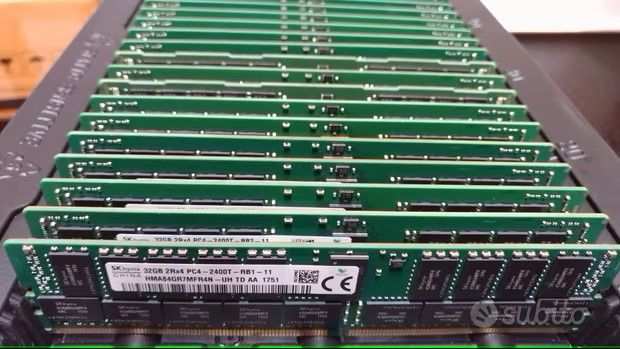 MEMORIE DDR4 - DDR3 VARI TAGLI E VARIE FREQUENZE 32GB - 16GB - 8GB - 4GB
