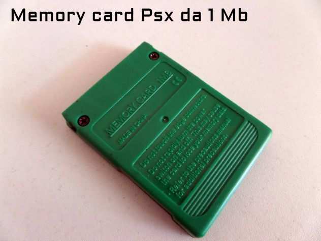 Memory Card per Playstation (prima versione) PSX e Ps2