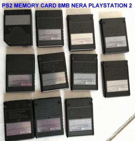 MEMORY CARD PS2 8MB NERA PLAYSTATION 2