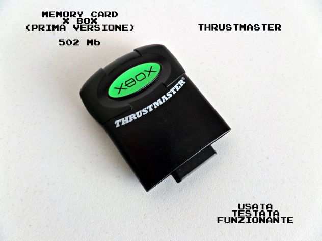 Memory Card X box (prima versione) 502 Mb. quotTrhustmasterquot