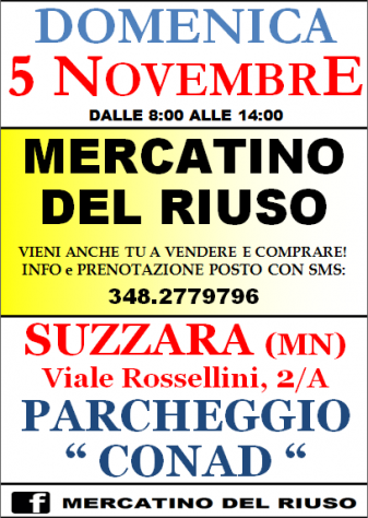 MERCATINO DEL RIUSO - SUZZARA (MN)