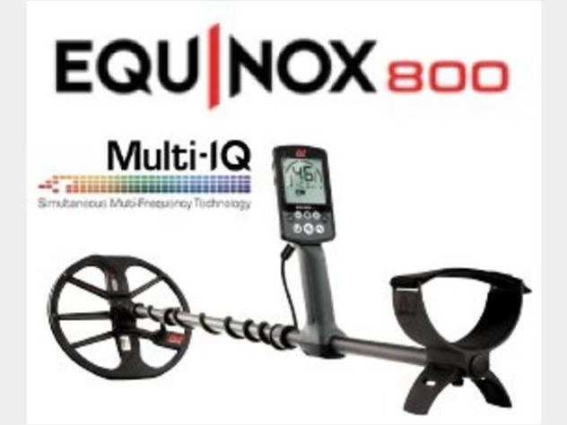 METAL DETECTOR EQUINOX 800 MULTIFREQUENZA MINELAB Nuovo