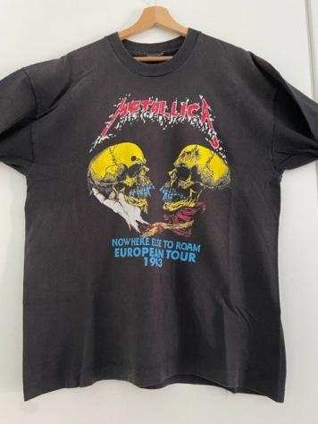 Metallica - Nowhere Else To Roam European Tour 1993 - T-Shirt - XL - Articolo memorabilia merce ufficiale - 19931993