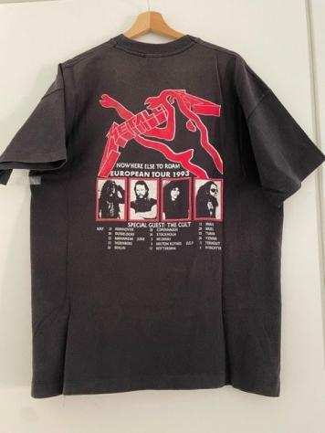 Metallica - Nowhere Else To Roam European Tour 1993 - T-Shirt - XL - Articolo memorabilia merce ufficiale - 19931993