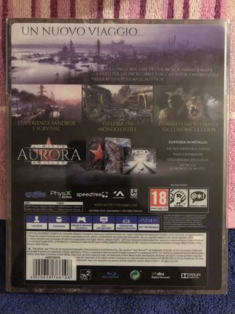 Metro Exodus Aurora Limited Edition per PS4 e PS5 usata come nuova