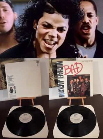 MICHAEL JACKSON, BAD, MAXI SINGLE 33 13 RPM, Epic 1987, Made in Holland.