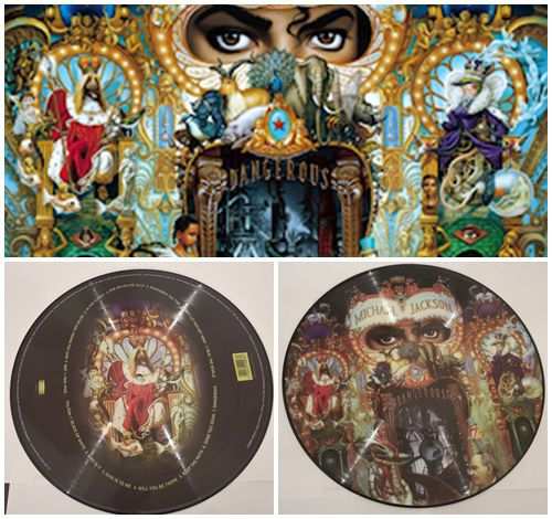 MICHAEL JACKSON, DANGEROUS, Picture Vinyl, England PDP 0-93626-4688600, 1997.