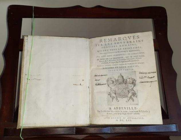 Michel Gorgeu - Remarques sur les souverains Pontifes Romains... Prophetie Malachie - 1659