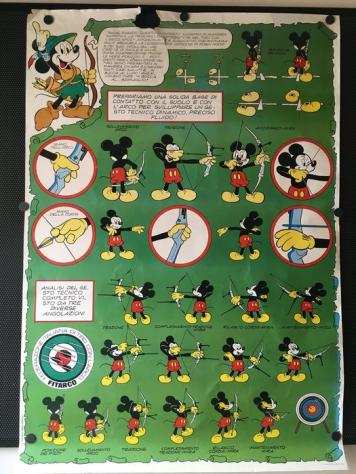 Mickey Mouse 1 - Fitarco - 70 x 100 cm - Prima edizione - (1980)