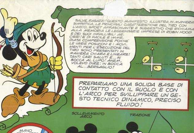 Mickey Mouse 1 - Fitarco - 70 x 100 cm - Prima edizione - (1980)
