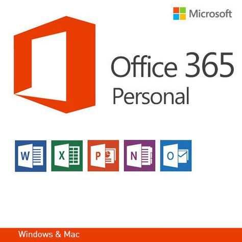 Microsoft 365 Personal  12-Month Subscription, 1 person  Premium Office apps