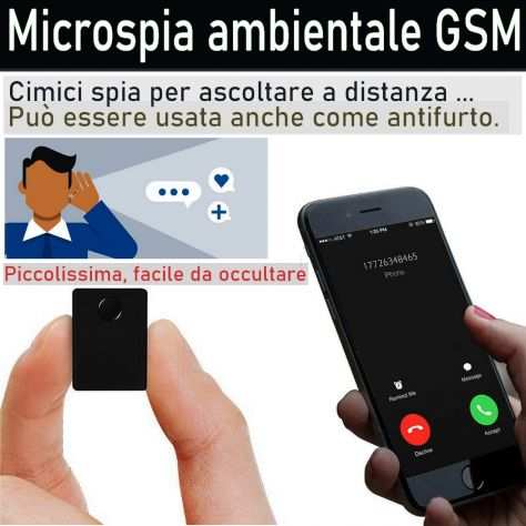 Microspie ambientali GSM Cimici spia per lascolto Occultamento antifurto