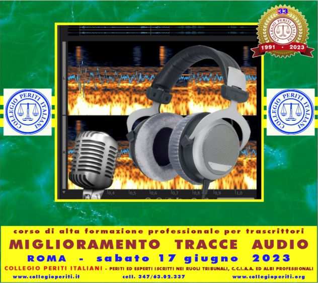 MIGLIORAMENTO TRACCE AUDIO - ROMA - 17 GIUGNO 2023