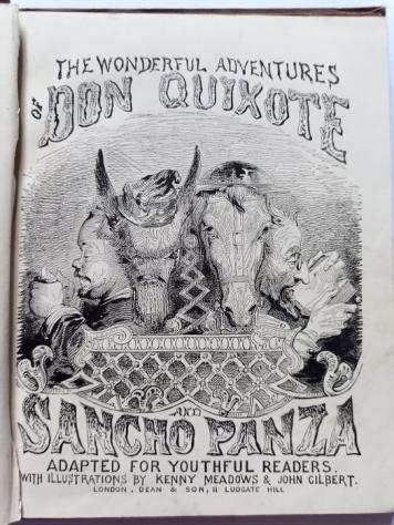 Miguel de Cervantes SaavedraKenny MeadowsJohn Gilbert - The Adventures of Don Quixote amp Sancho Panza adapted for youthful readers - 1875