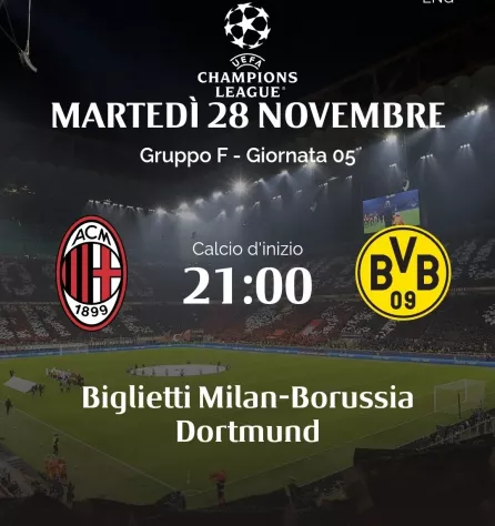 MILAN - BORUSSIA DORTMUND - SECONDO BLU