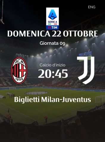 Milan Juventus 4 Biglietti Secondo Arancio