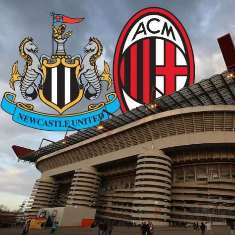 Milan - Newcastle  1 biglietti in secondo blu ( Curva )