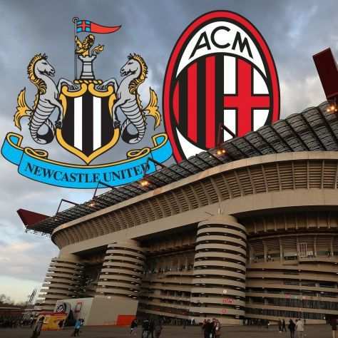 Milan Newcastle Secondo anello Blu Curva