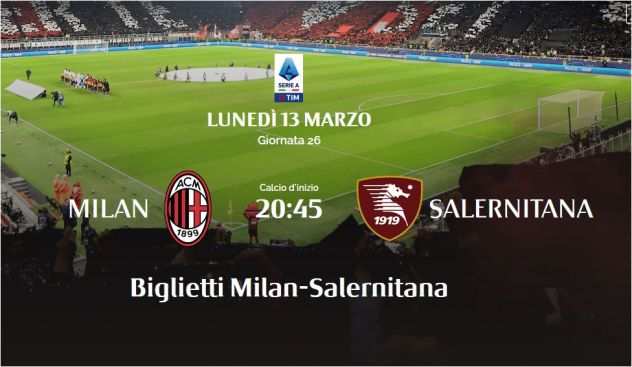 MILAN SALERNITANA - SECONDO ANELLO ROSSO