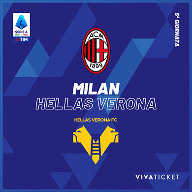 MILAN vs. VERONA  sabato 23 settembre  TESSERA DEL TIFOSO