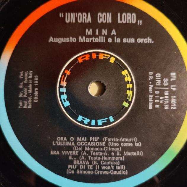 Mina amp Gaber - Unora con loro - 1St Pressing - 1965 - Album LP (oggetto singolo) - Prima stampa - 1965