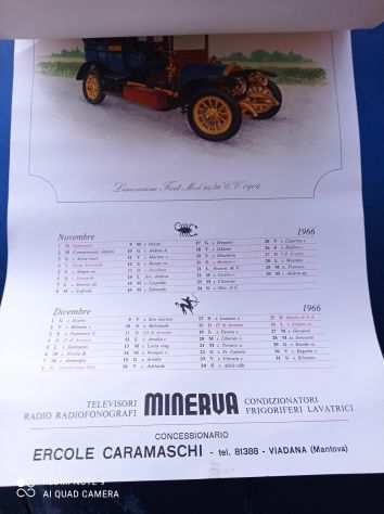 Minerva calendario come da foto