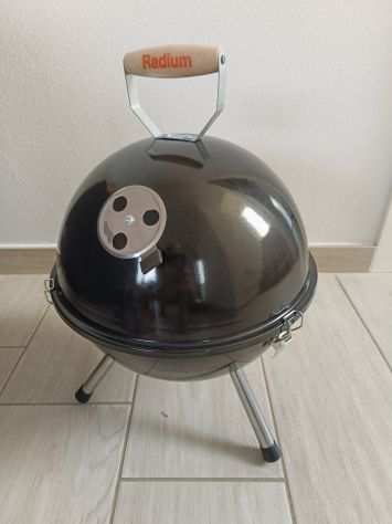 Mini Barbecue nero metallico Portatile