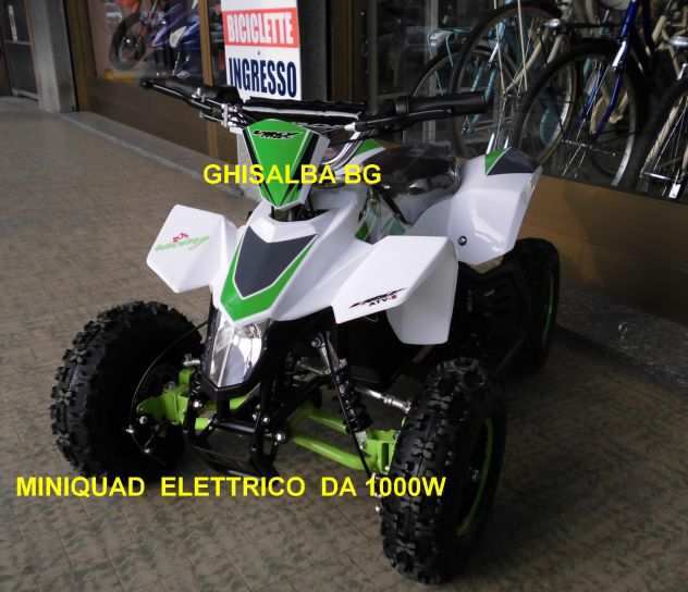 mini quad elettrico da 36V-1000W BIANCO VERDE