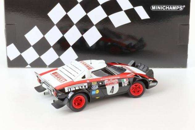 Minichamps 118 - 1 - Modellino di auto da corsa - Lancia Stratos Pirelli Rally Sanremo 75 winner Alen NO RESERVE - 155781704