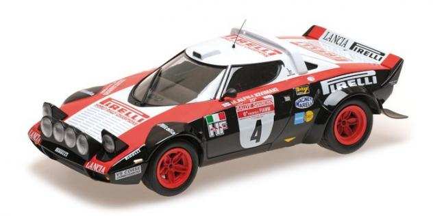 Minichamps 118 - 1 - Modellino di auto da corsa - Lancia Stratos Pirelli Rally Sanremo 75 winner Alen NO RESERVE - 155781704