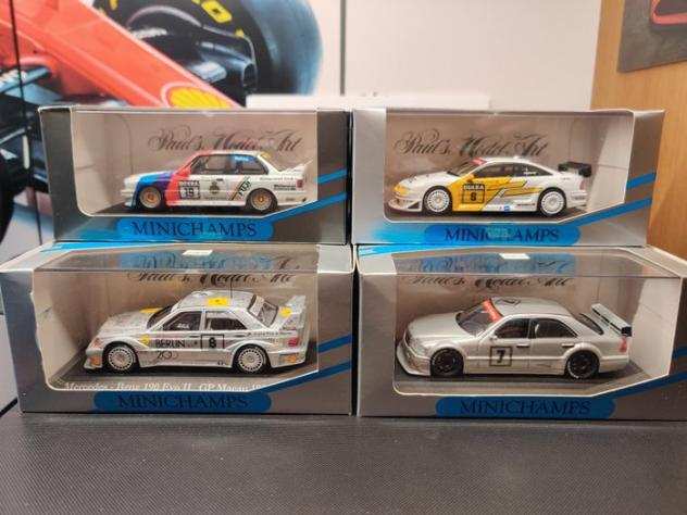 Minichamps - 143 - OPEL - CALIBRA V6 TeamJoest N 6 DTM 1993 Rosberg  Mercedes 190 E Evo 1 AMG Karcher - Mercedes Benz C Class C180 N7 DTM 1 Present