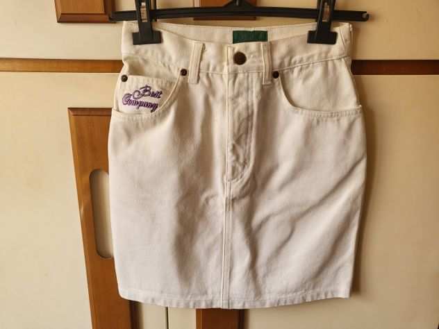 Minigonna Jeans bianca - BEST COMPANY